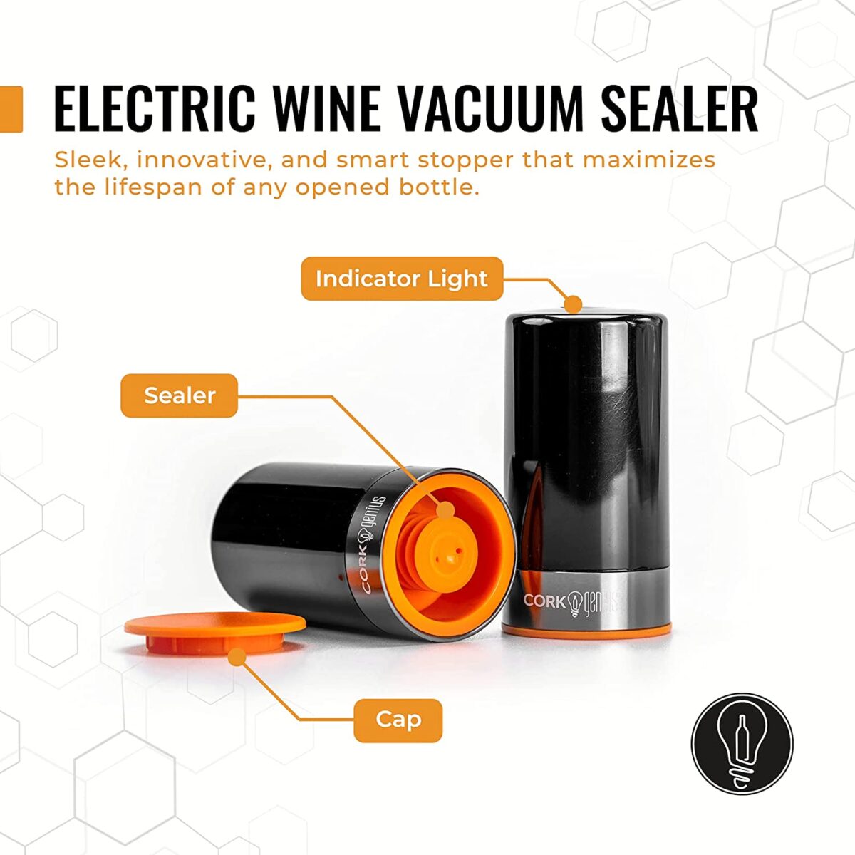 Genius Electric Vacuum Sealer Cork Genius