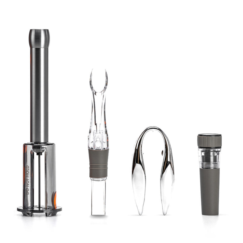 Genius Wine Set (4pc) Black Cork Genius